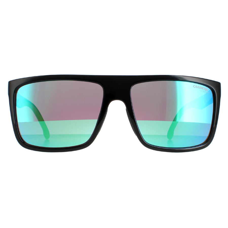 Carrera Sunglasses 8055/S 7ZJ Z9 Black Green Green Multilayer Mirror