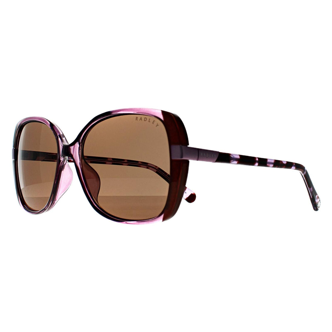 Radley Sunglasses Morwenna 161 Crystal Purple Brown Brown