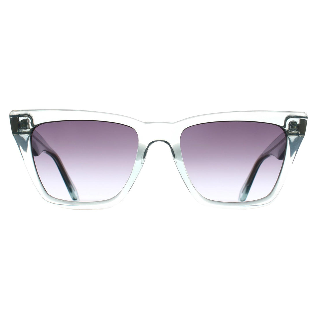 Quay Sunglasses Call The Shots 78631 Gloss Clear Smoke Grey