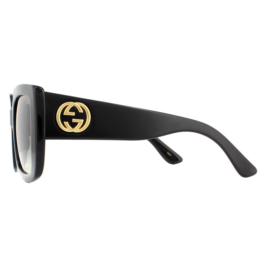 Square metal sunglasses in brown shaded lens | GUCCI® US