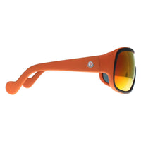Moncler Sunglasses ML0048 05C Orange Black Orange Mirror