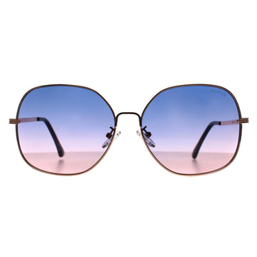 Guess Sunglasses GF0385 28W Rose Gold Blue Gradient