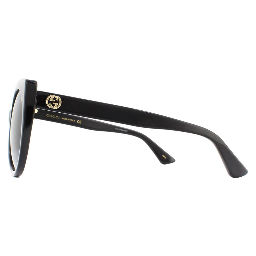 Gucci Sunglasses GG0325S 001 Black Grey Gradient