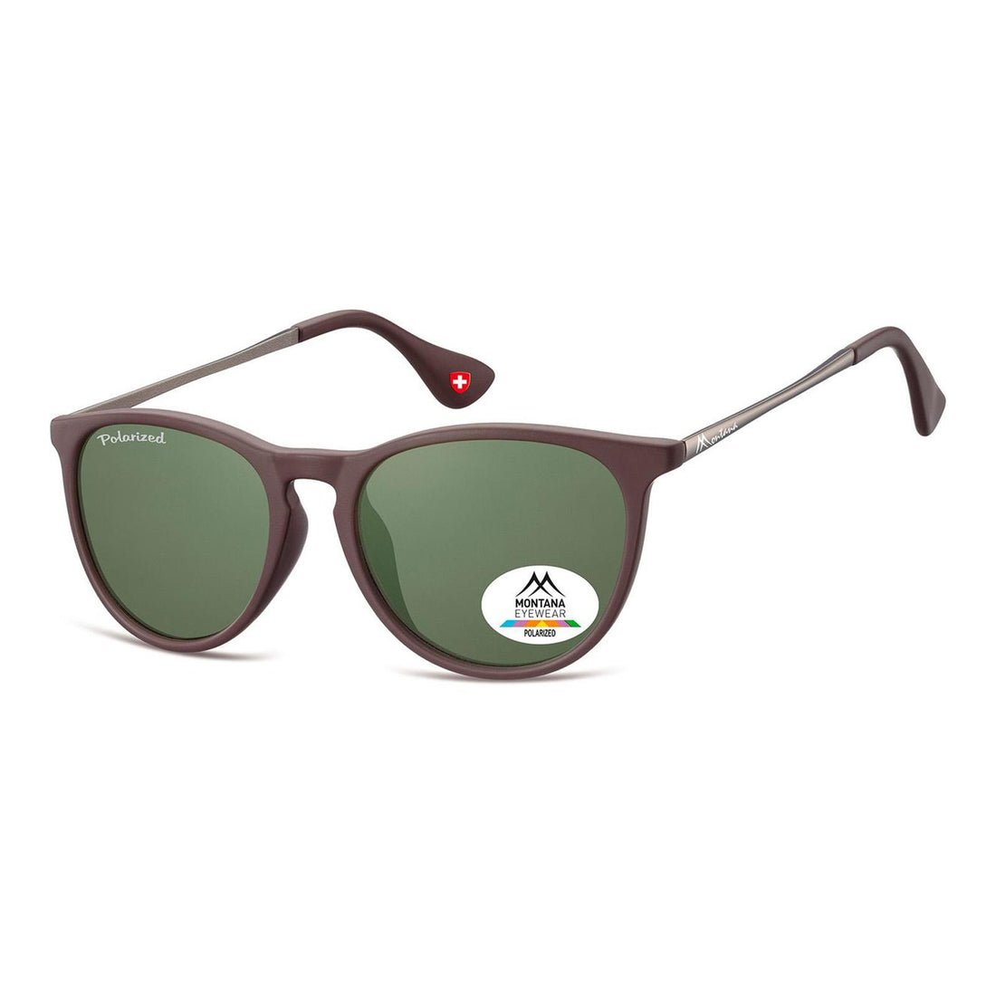 Montana Sunglasses MP24 F Brown G-15 Green Polarized
