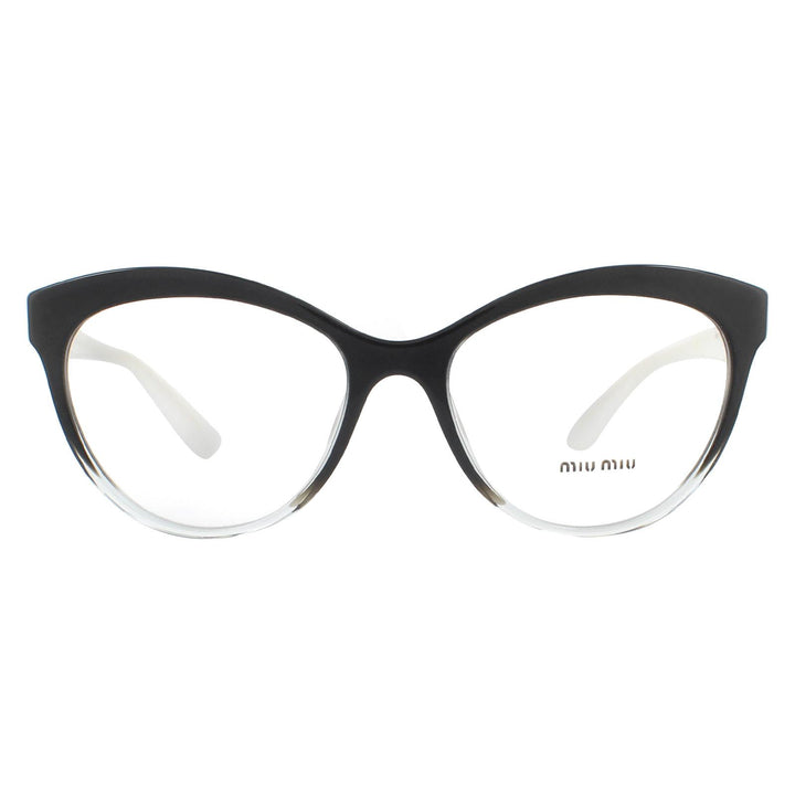 Miu Miu Glasses Frames MU04RV 1141O1 Black Glitter Gradient Women