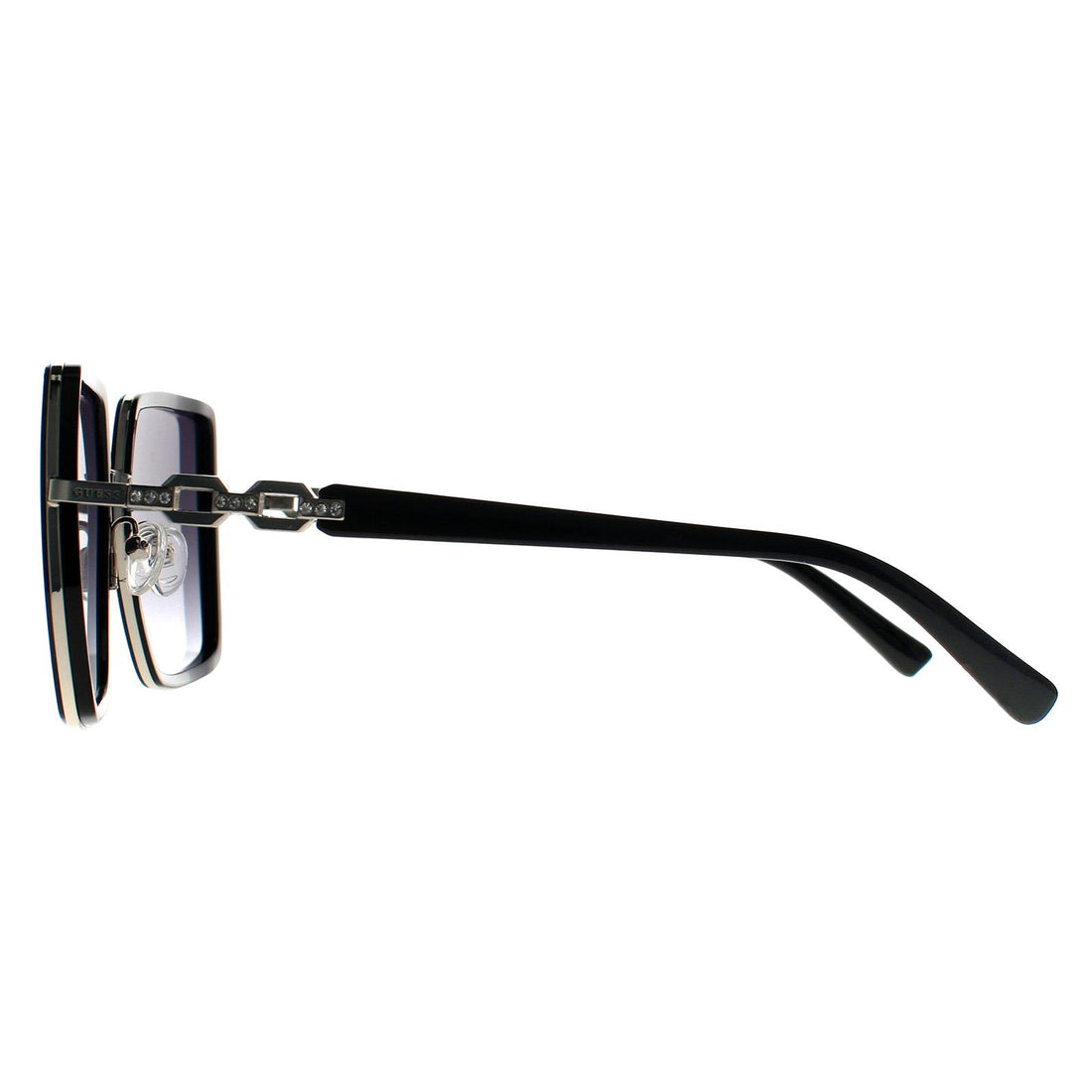 Guess Sunglasses GO00041 01B Shiny Black Grey Gradient