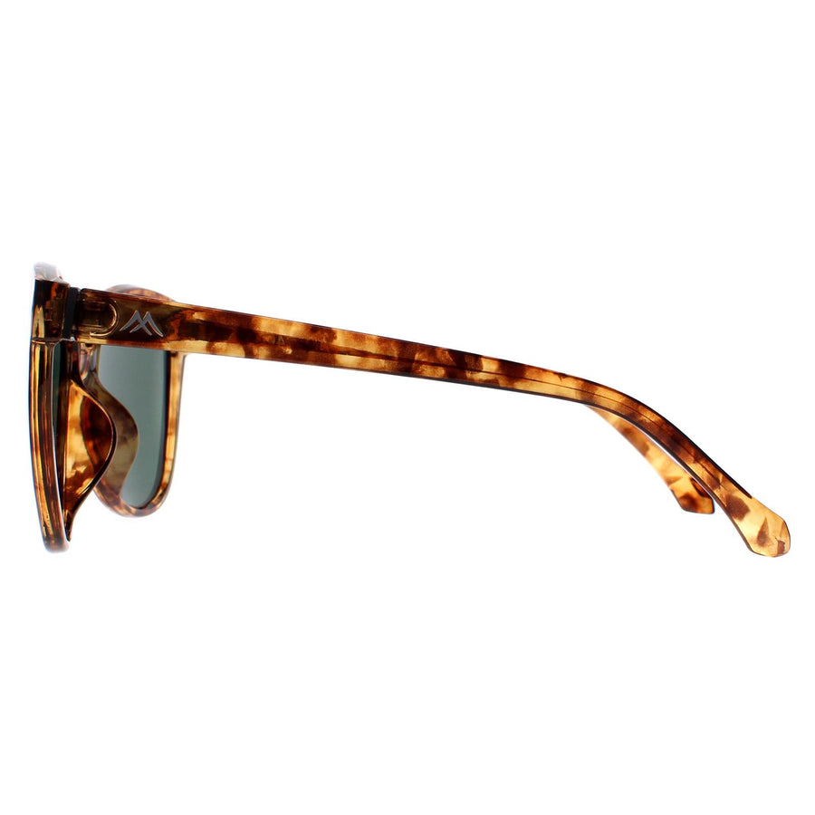 Montana Sunglasses MP74 C Shiny Havana Soft Demi G15 Green Polarized