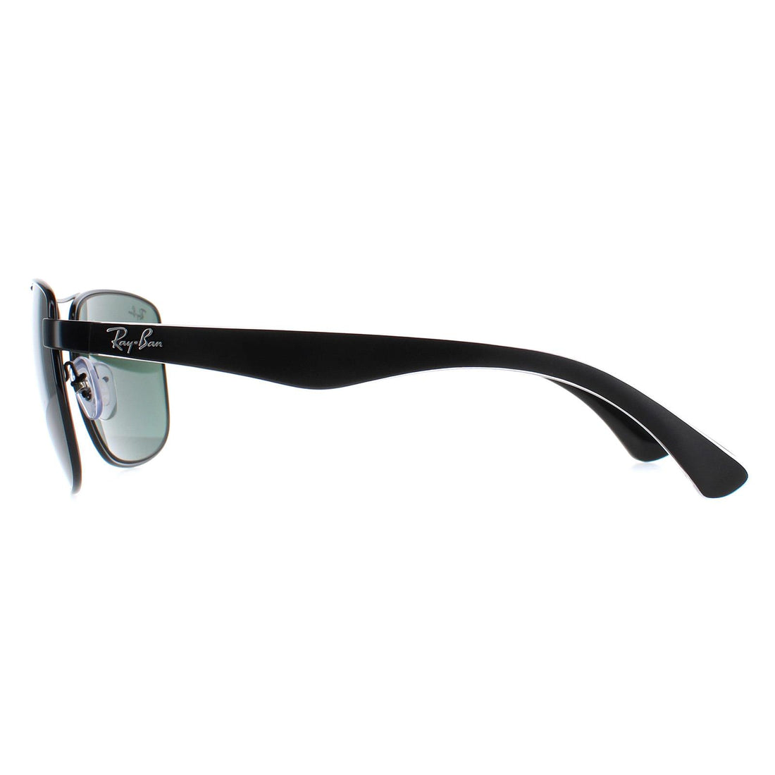 Ray-Ban Sunglasses 3533 002/71 Black & Transparent Green