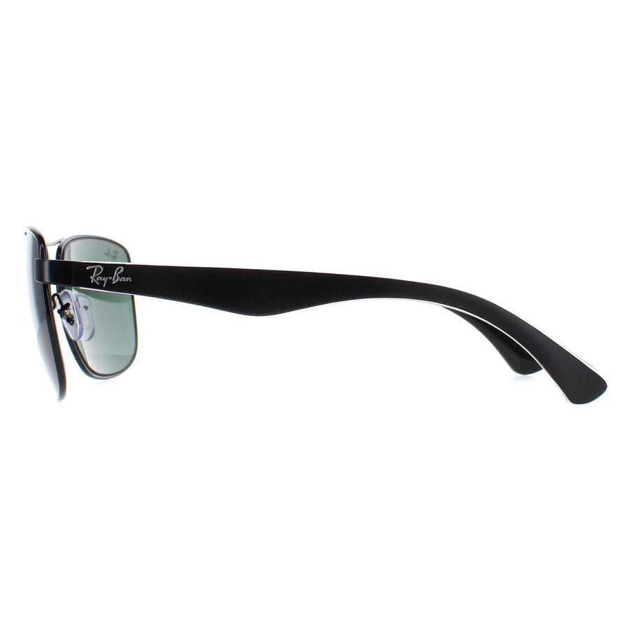 Ray-Ban Sunglasses 3533 002/71 Black & Transparent Green
