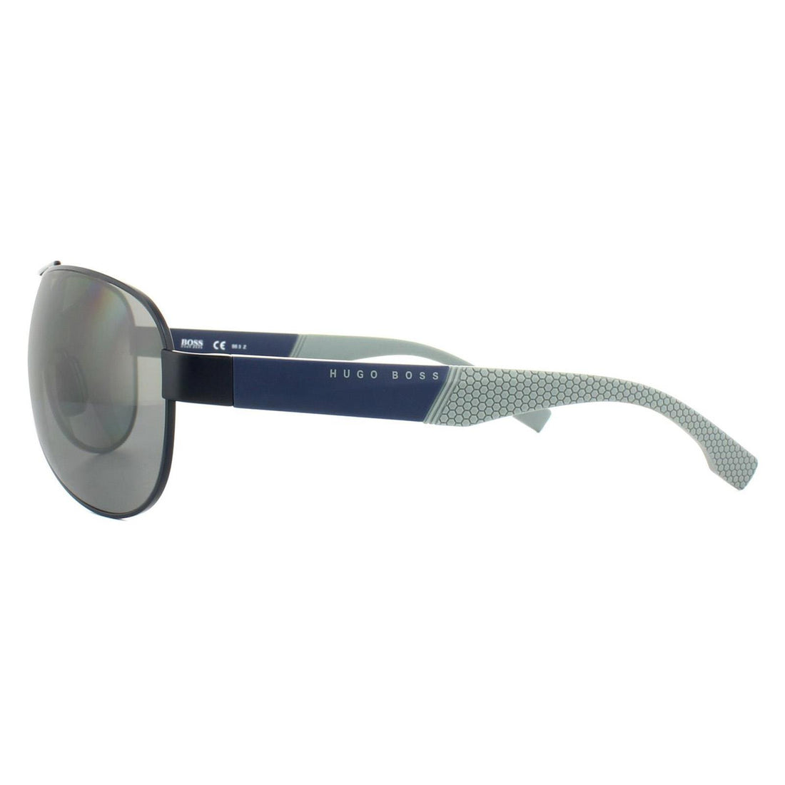 Hugo Boss Sunglasses 0915 1XS 6H Blue Grey Silver Mirror Polarized
