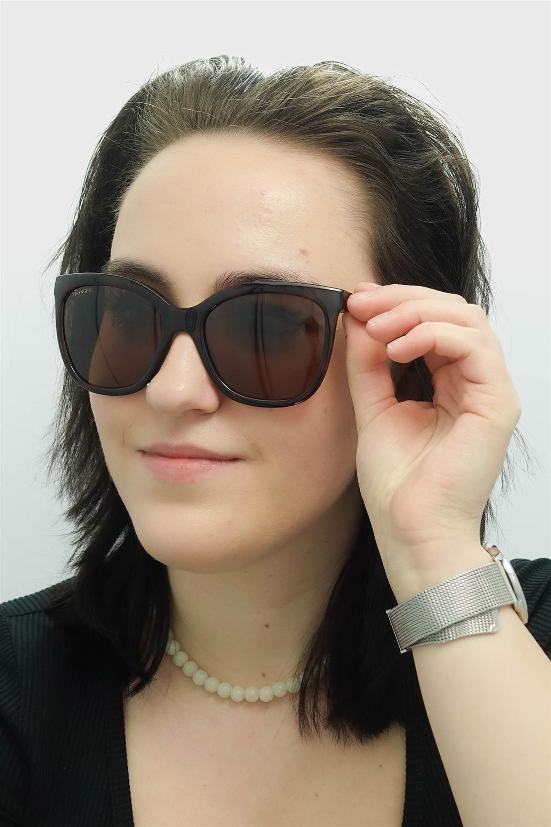 Serengeti Sunglasses Agata 8994 Shiny Tortoise Mineral Polarized Drivers Brown