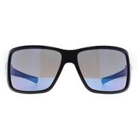 Police Sunglasses SPLN37M Tailwind 5 0Z42 Shiny Black Smoke Mirror Blue
