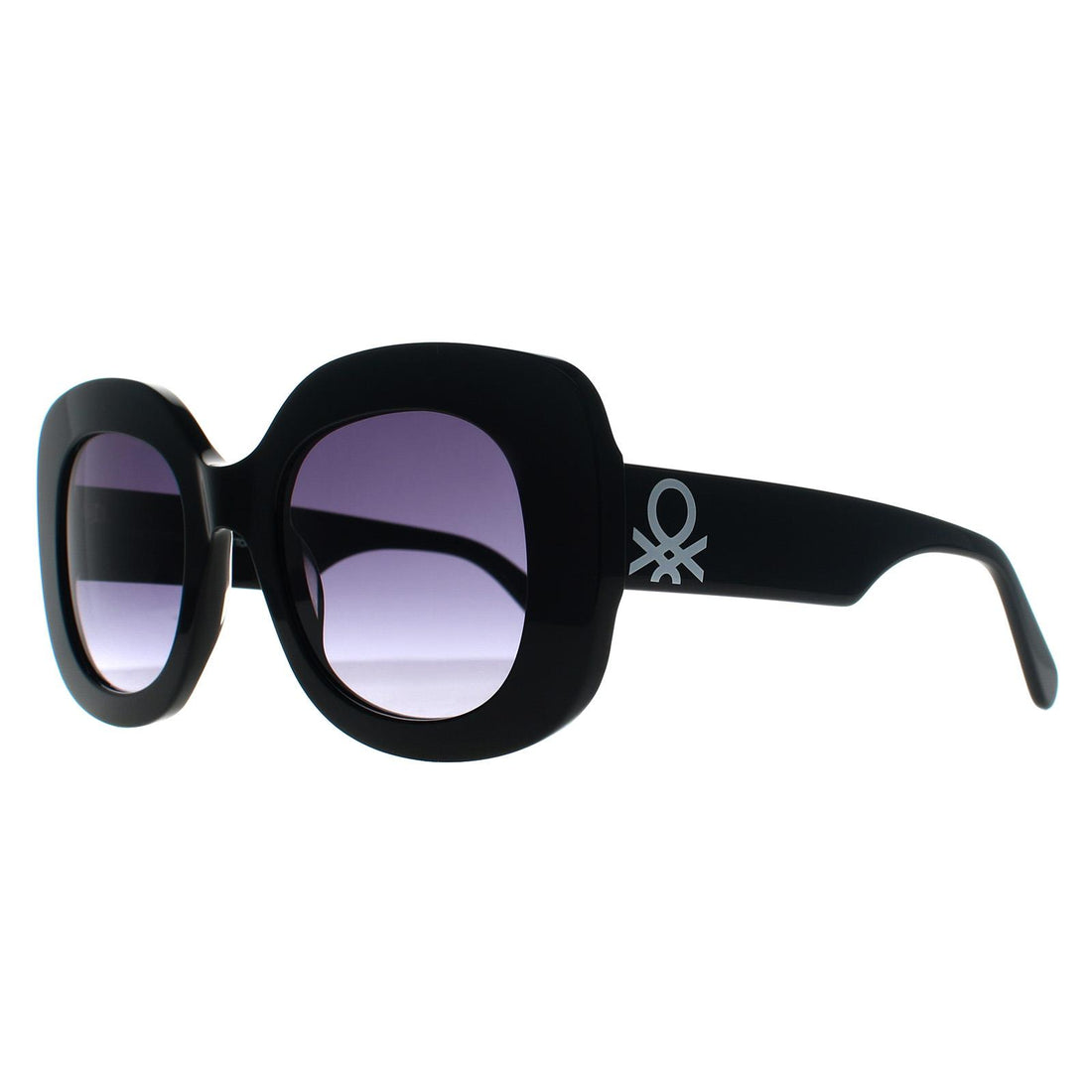 Benetton Sunglasses BE5067 001 Black Blue Gradient