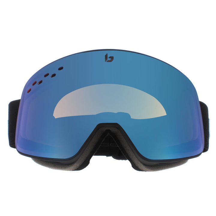 Bolle Ski Goggles Nevada 22070 Matte Black Corp Light Vermillon Blue Semi-Polarized