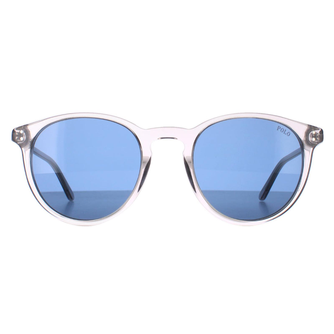 Polo Ralph Lauren Sunglasses PH4110 541380 Shiny Transparent Grey Dark Blue