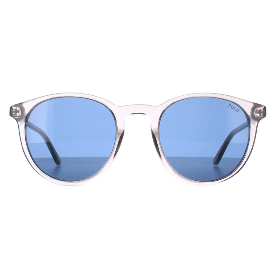 Polo Ralph Lauren Sunglasses PH4110 541380 Shiny Transparent Grey Dark Blue