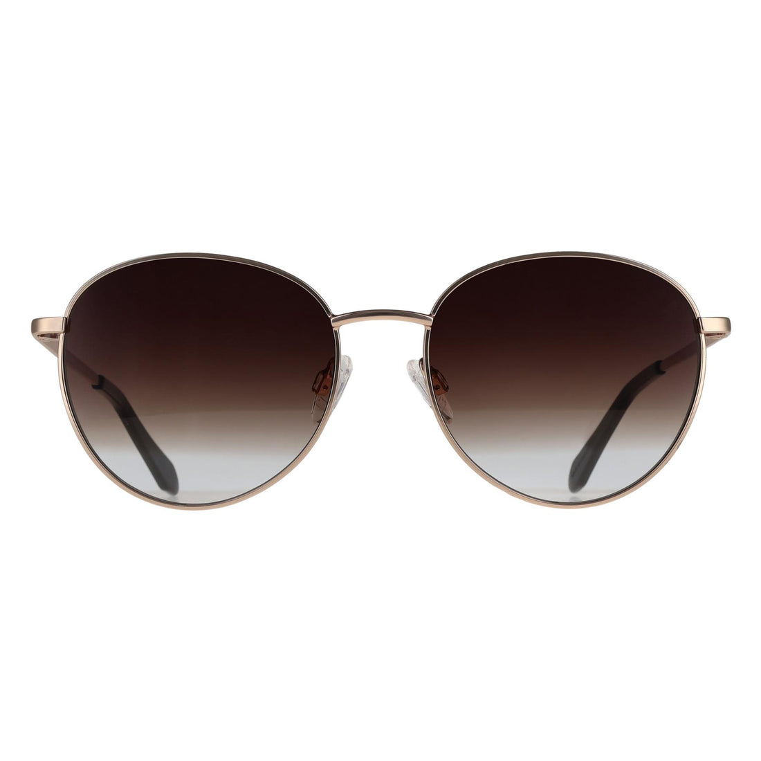 Quay Sunglasses Loop Me In 47790 Gold Brown Gradient