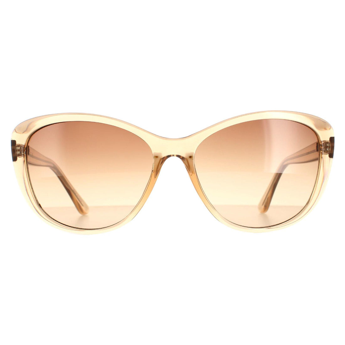 Calvin Klein CK19560S Sunglasses Crystal Beige / Brown Gradient