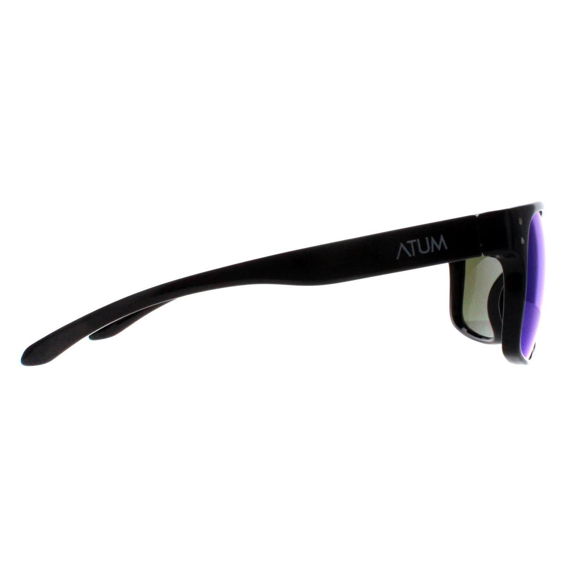 Atum Sunglasses Waterhouse C2 Shiny Black Blue Mirror
