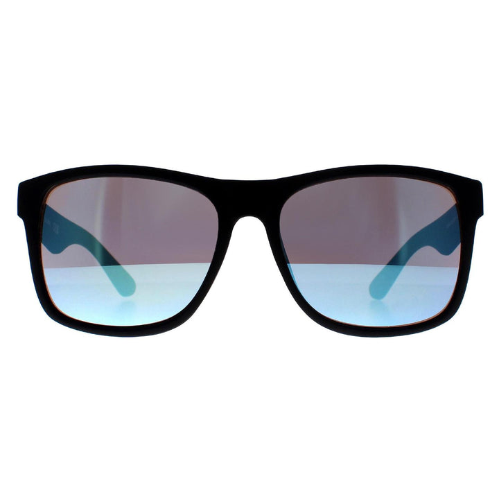 Guess Sunglasses GF0203 02X Black Blue Mirrored