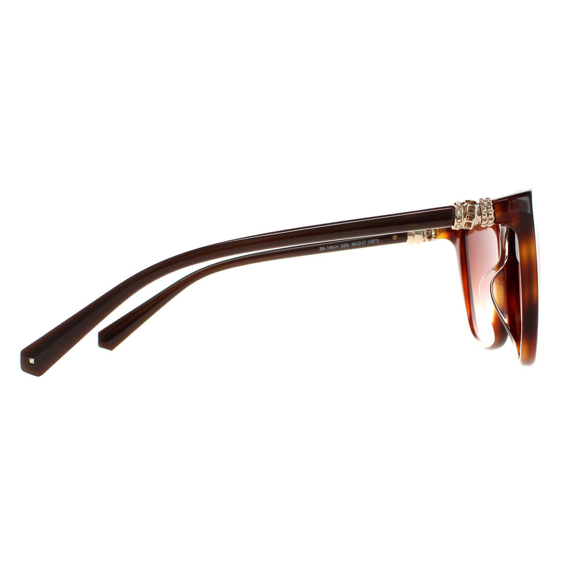 Swarovski Sunglasses SK0146-H 52G Dark Brown Havana Brown Gradient