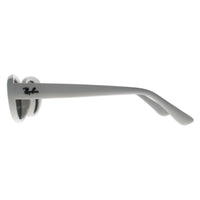 Ray-Ban Sunglasses RB4441D Bio Based 677287 Polished White Dark Grey