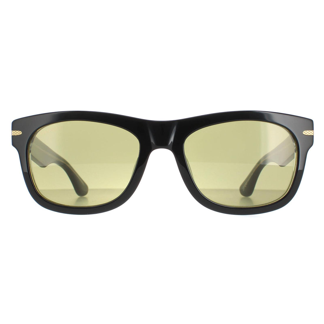 Serengeti Foyt Sunglasses Shiny Black Transparent Layer Green 555nm