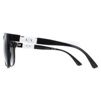 Armani Exchange Sunglasses AX4120S 81588G Shiny Black Grey Gradient