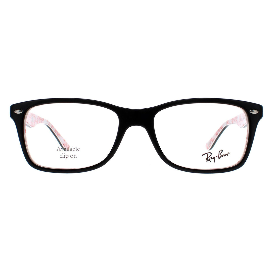 Ray-Ban 5228 Glasses Top Black On Texture White 53