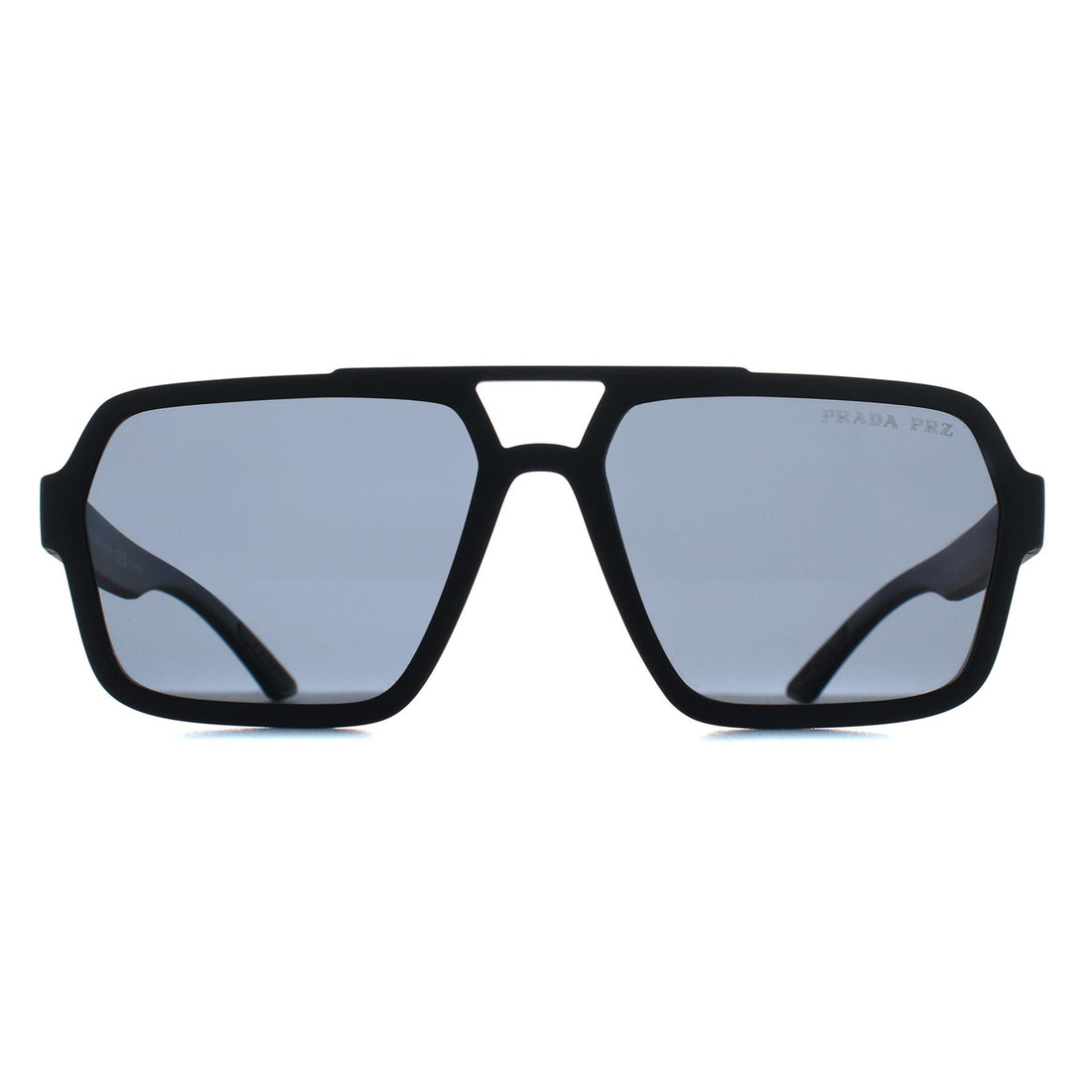 Prada Sport Sunglasses PSA06S DG002G Black Rubber Dark Grey Polarized
