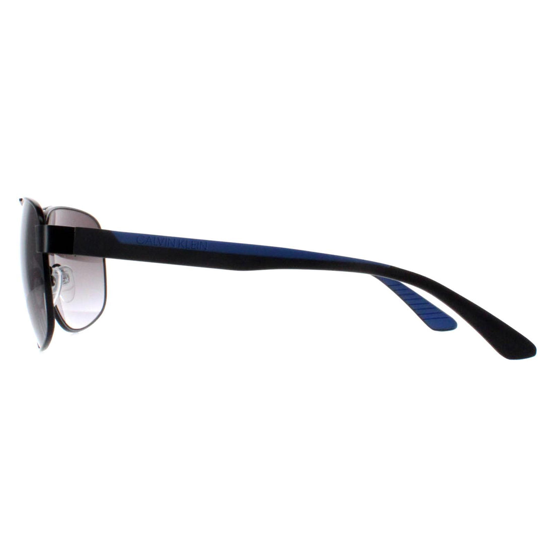 Calvin Klein Sunglasses CK20319S 001 Matte Black Cobalt Blue Grey