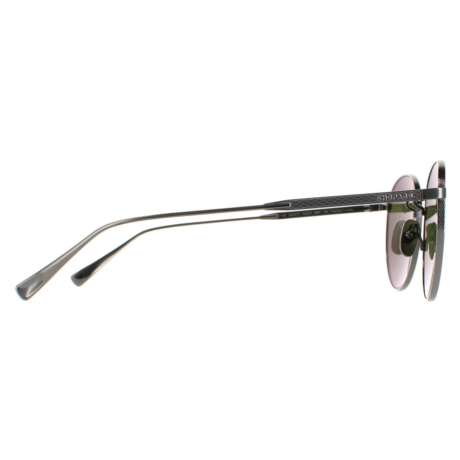 Chopard Sunglasses SCHC77M 568P Polished Grey Green Polarized