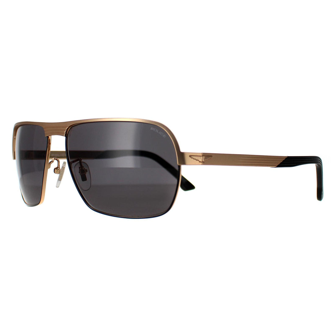 Police Sunglasses SPLC36 0301 Shiny Rose Gold Smoke