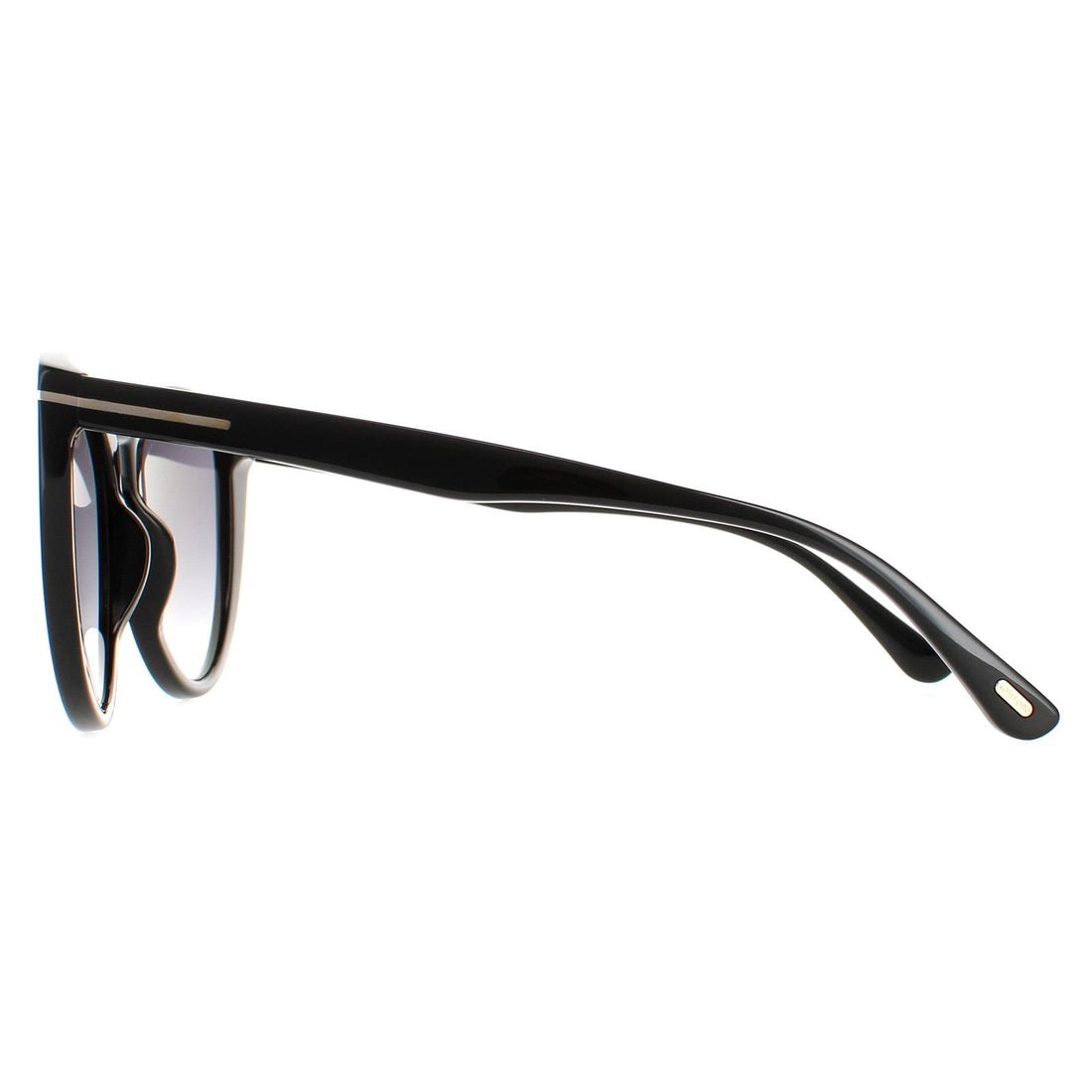 Tom Ford Sunglasses Isabella FT0915 01B Shiny Black Smoke Gradient