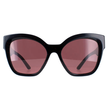 Prada Sunglasses PR 17ZS 11F08S Black Red Dark Violet