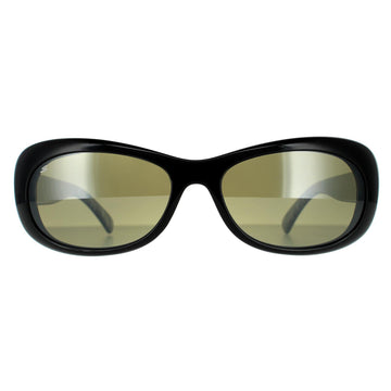 Serengeti Sunglasses Bella 7629 Shiny Black Zebra 555nm Green Polarised