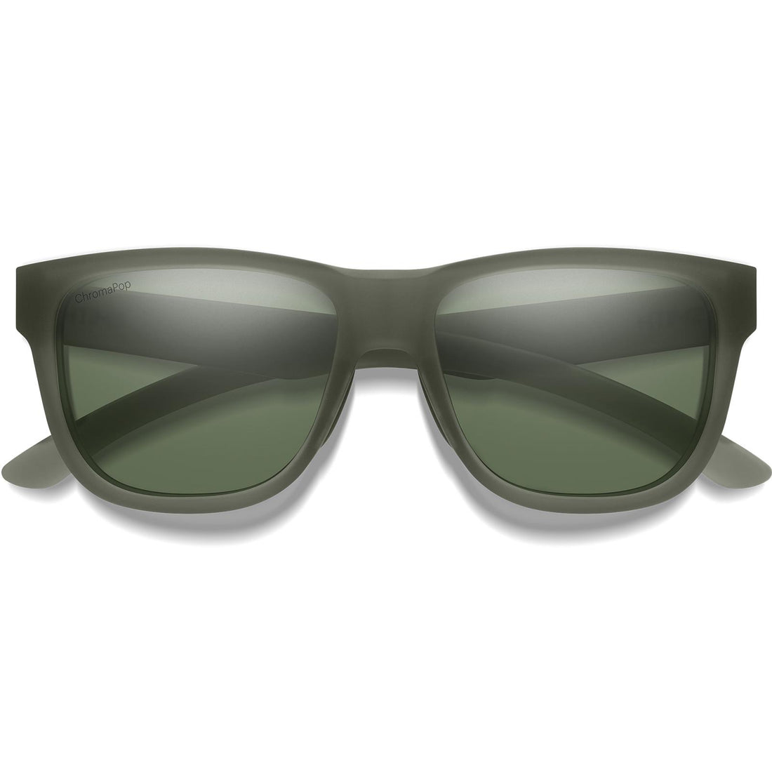 Smith Sunglasses Lowdown Slim 2 B59 L7 Matte Moss Crystal ChromaPop Grey Green Polarized