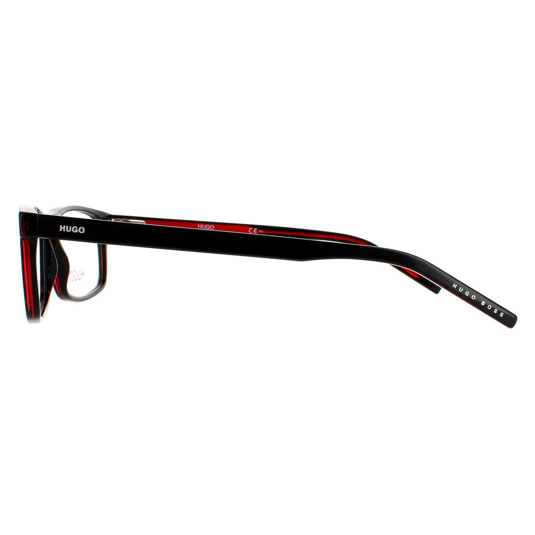 Hugo by Hugo Boss Glasses Frames HG 1004 OIT 16 Black Red Men
