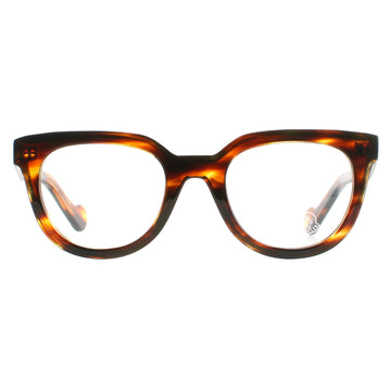 Moncler Glasses Frames ML5005 045 Shiny Light Brown Men Women