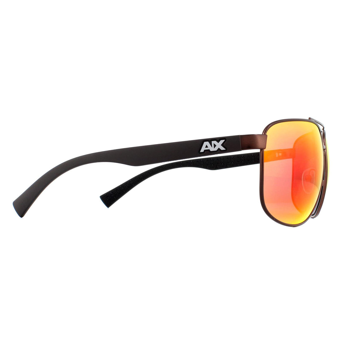 Armani Exchange Sunglasses 2026S 61066Q Matte bronze Grey Mirror Red Yellow