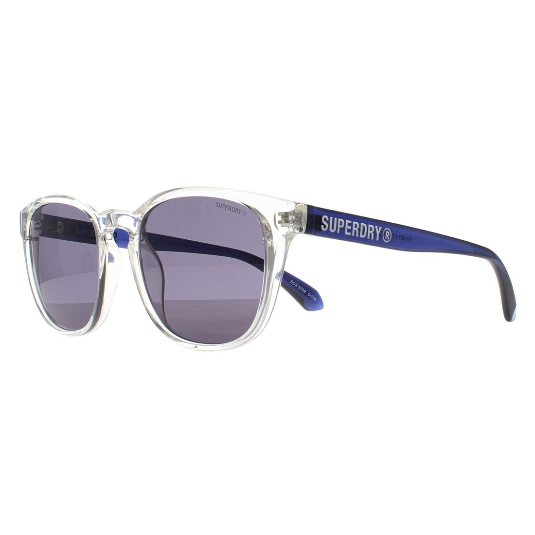 Superdry Sunglasses 5038 105 Crystal and Blue Grey