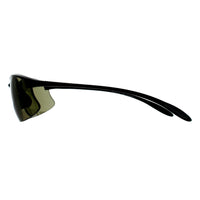 Serengeti Sunglasses Maestrale 7712 Shiny Black Polarized PhD2.0 555nm Green