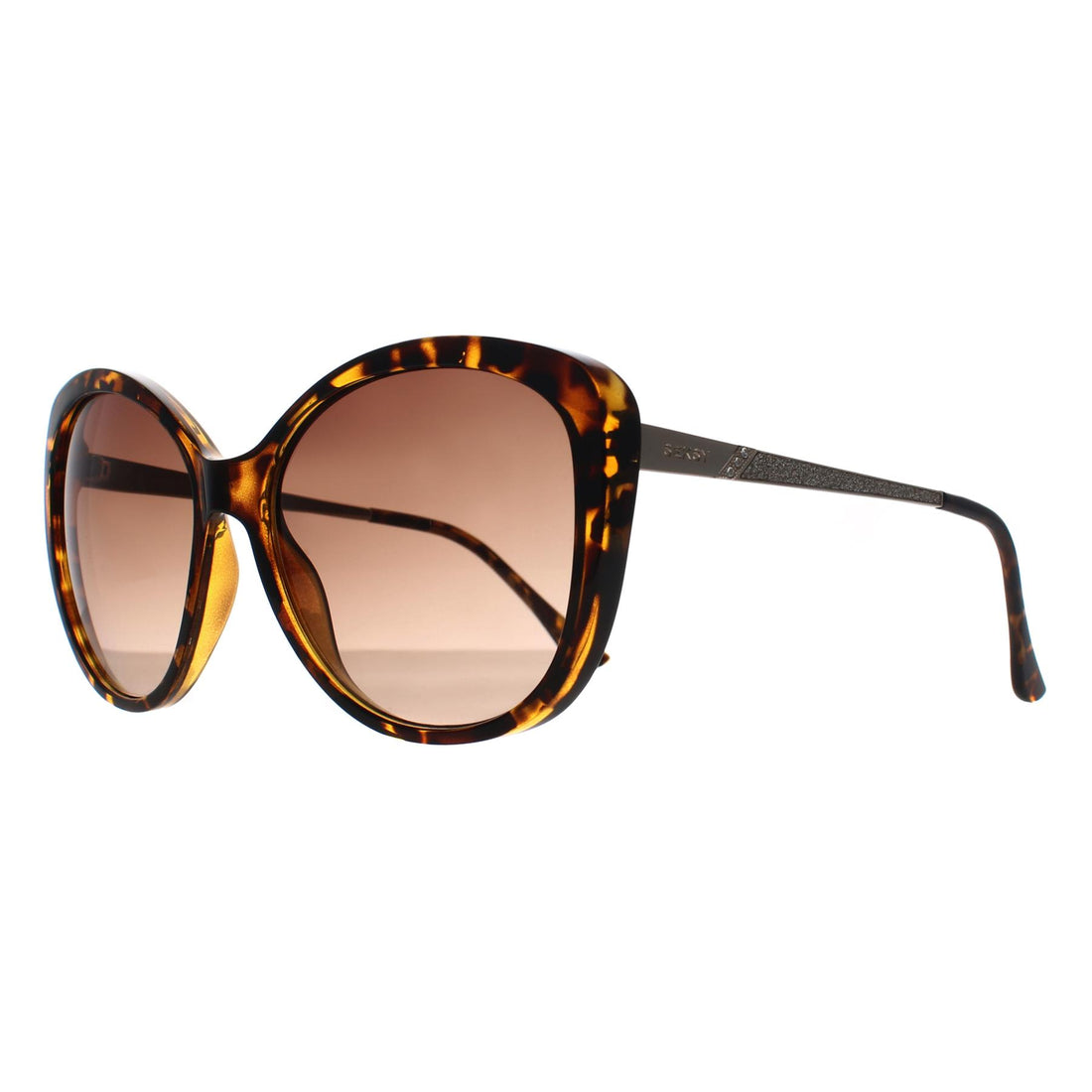 Seksy Sunglasses N2902 B Demi Havana Gold Brown Gradient