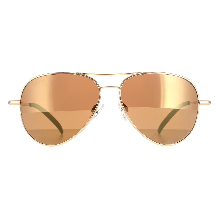 Serengeti Sunglasses Carrara Small 8551 Shiny Bold Gold Polarized