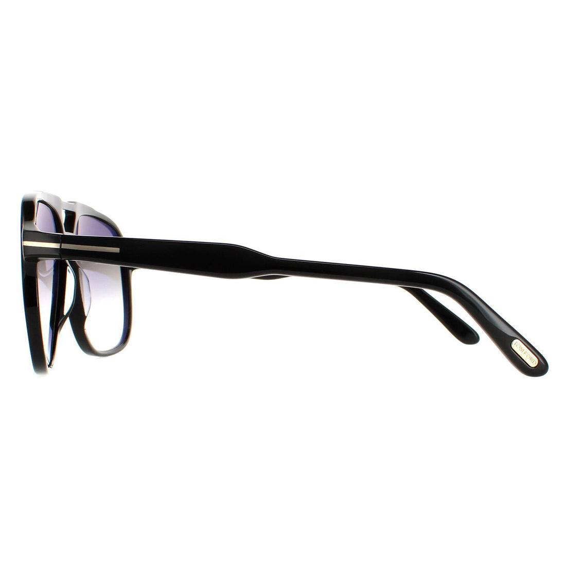 Tom Ford Sunglasses Raoul FT0753 01B Shiny Black Smoke Gradient
