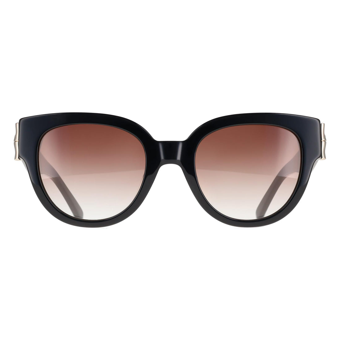 Longchamp Sunglasses LO733S 001 Black Brown Clear Gradient
