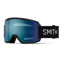 Smith Ski Goggles Squad 2QJ 4B Black ChromaPop Everyday Blue Mirror