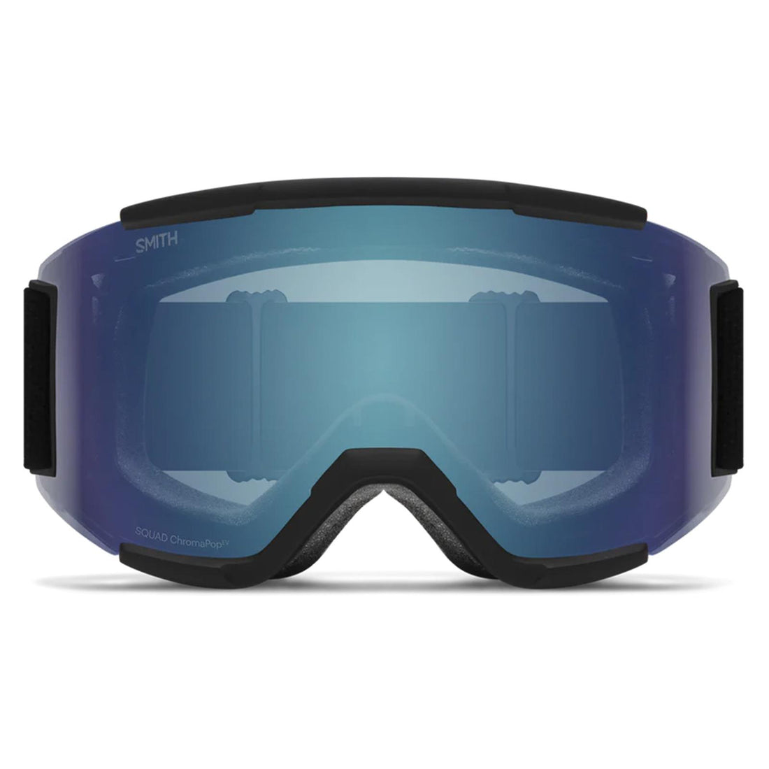 Smith Ski Goggles Squad 2QJ 4L Black ChromaPop Pro Photochromic Blue Mirror