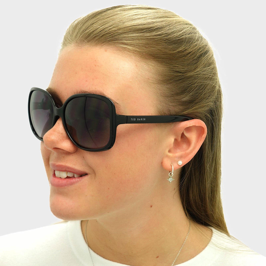 Ted Baker Sunglasses TB1312 Krash 001 Black Grey Gradient