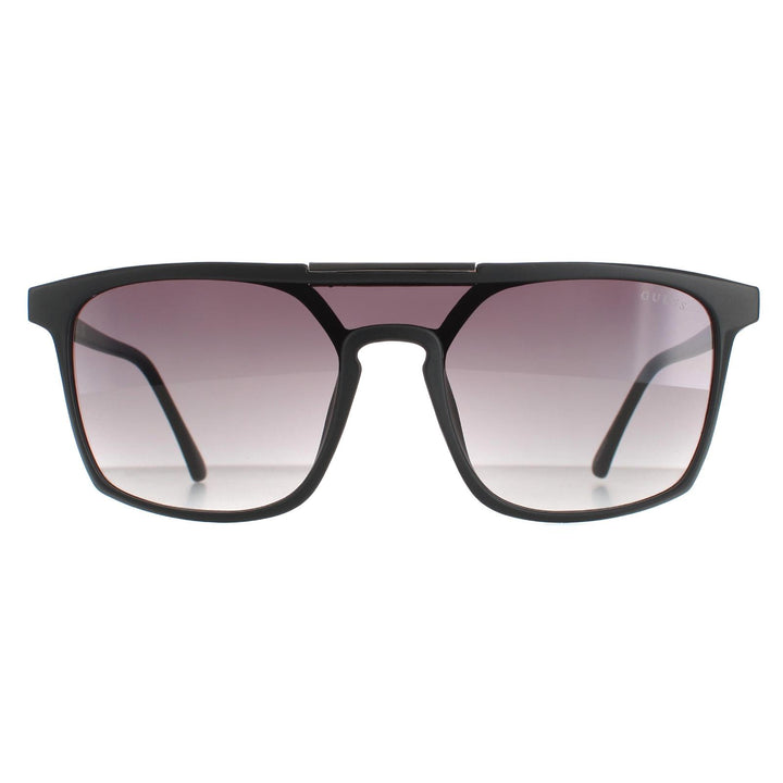Guess Sunglasses GF5089 02B Matte Black Smoke Grey Gradient